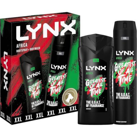 LYNX XXL Africa Duo Body Spray + Body Wash Gift Set