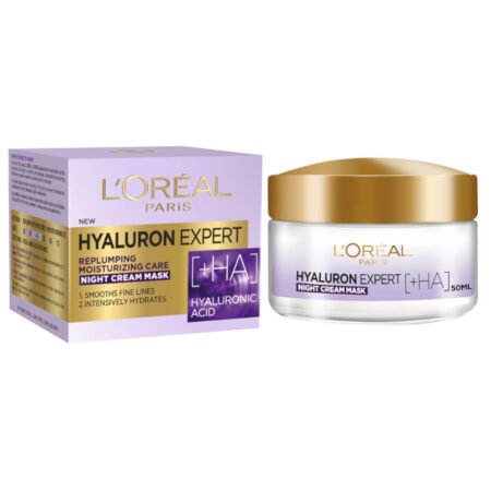 L'Oreal Hyaluron Expert Replumping Moisturising Night Cream Mask 50ml