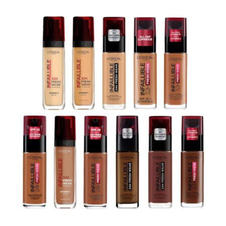 L'Oreal Infallible 25hr 32hr Freshwear Liquid Foundation 30ml