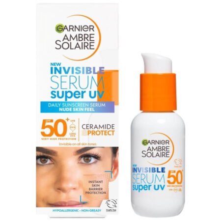 Garnier Ambre Solaire SPF50+ Super UV Invisible Serum Moisturiser 30ml