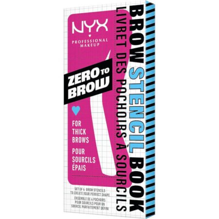 NYX Zero To Brow Stencils For Thick Eyebrows