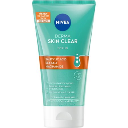 Nivea Derma Skin Clear Anti-Imperfection Facial Scrub 150ml