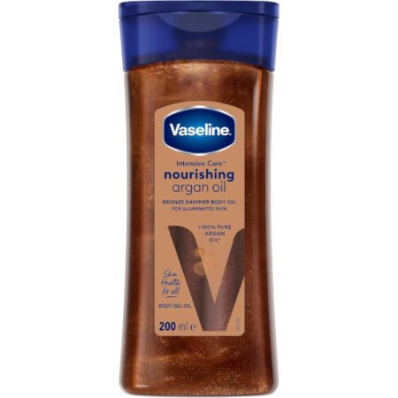 Vaseline Intensive Care Nourishing Argan Oil Bronze Shimmer Body Gel Oil 200ml